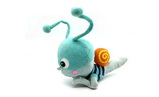 小蜗牛婴儿毛绒玩具